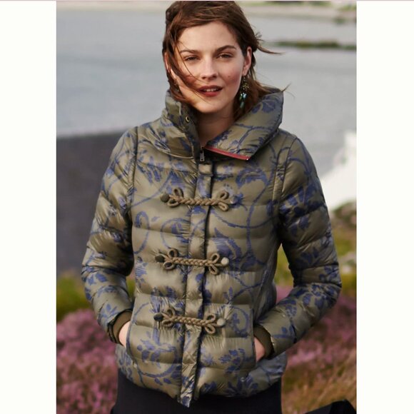 Pilcro and the Letterpress Convertible Puffer Jacket Coat Vest Anthropologie - Picture 1 of 9